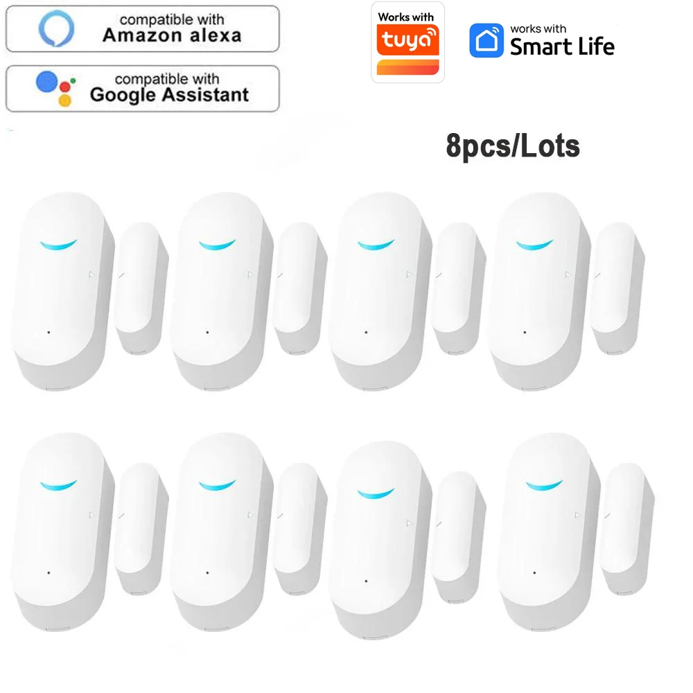 wi-fi付きスマートドアセンサードア開閉検出器alexa-googlehomeと互換性のあるセキュリティアラーム用のwifiアプリケーション通知