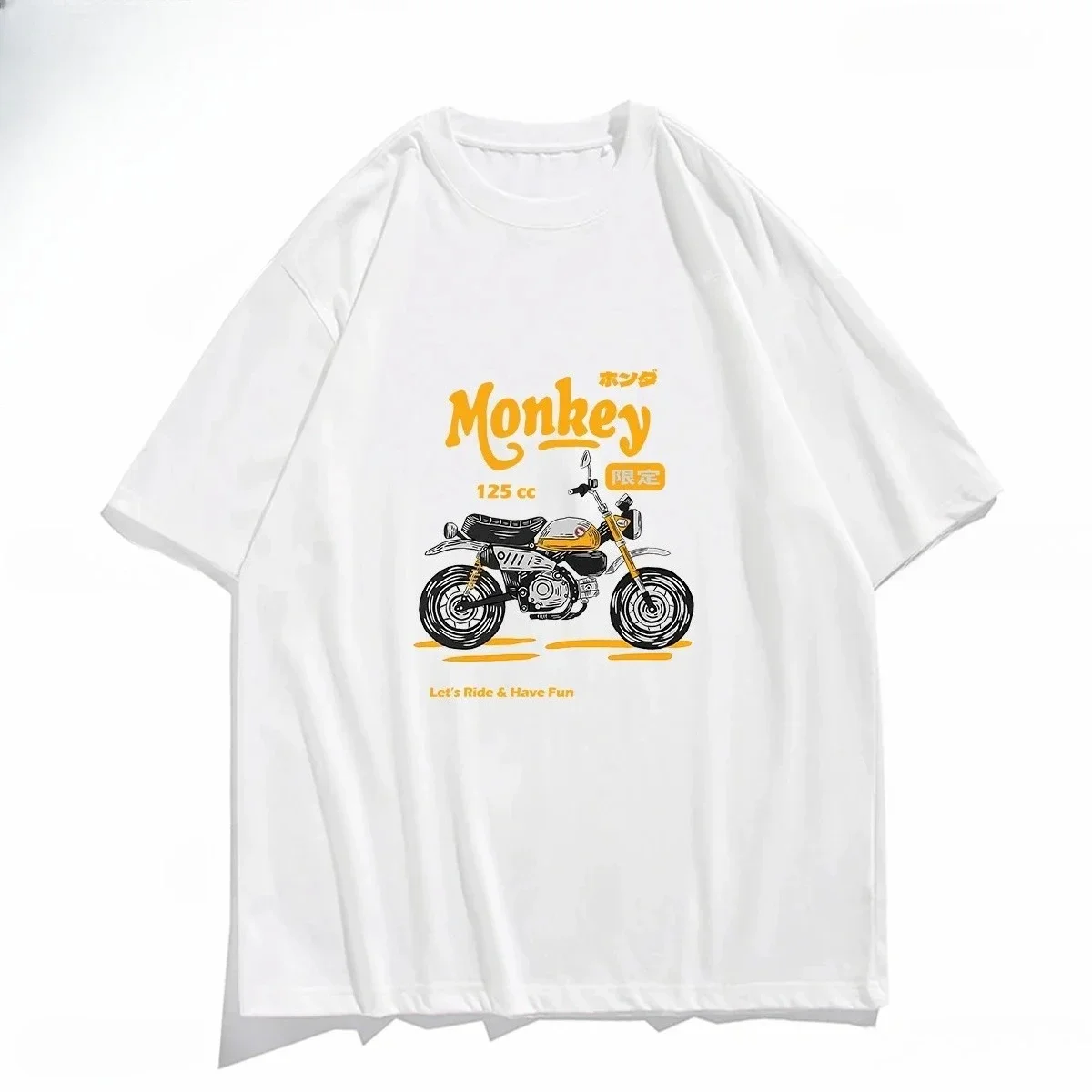Grafik-T-Shirt, Damenbekleidung, modisch, Harajuku, Vintage, Vintage, japanisches Motorrad, klassisches bedrucktes Hemd, ästhetische Kleidung