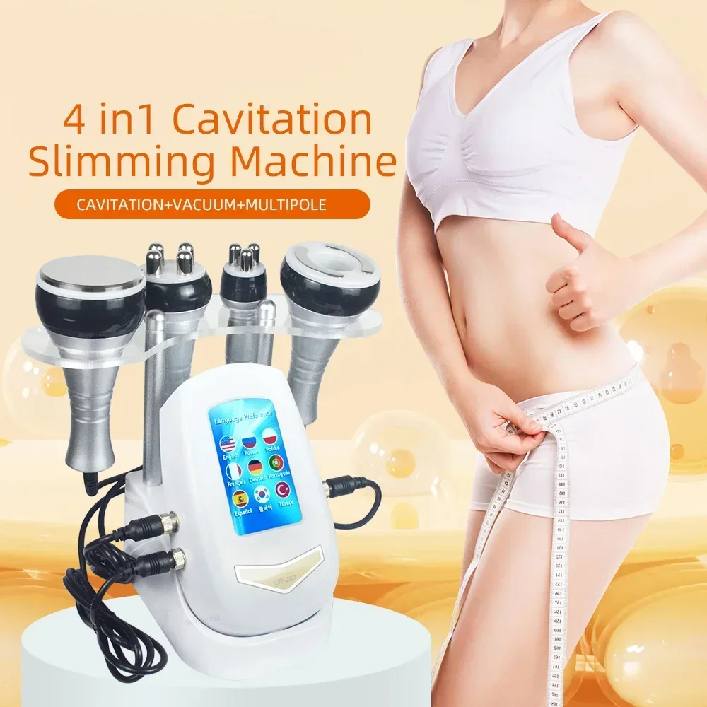 

Skinterest 4-in-1 40K Vacuum Cavitation Machine, Fat Burning Slimming Machine, Ultrasonic Massage Shaping Device