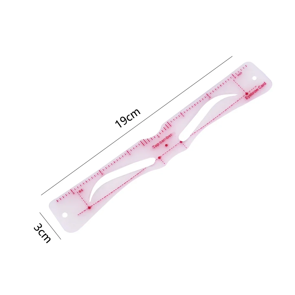 12 stks/set Een Stukken Wenkbrauw Vorm Set Draagbare Plastic Wenkbrauw Stencil Kaart voor Vrouwen Lijster Model Eye Brow tekening Tool Make-up