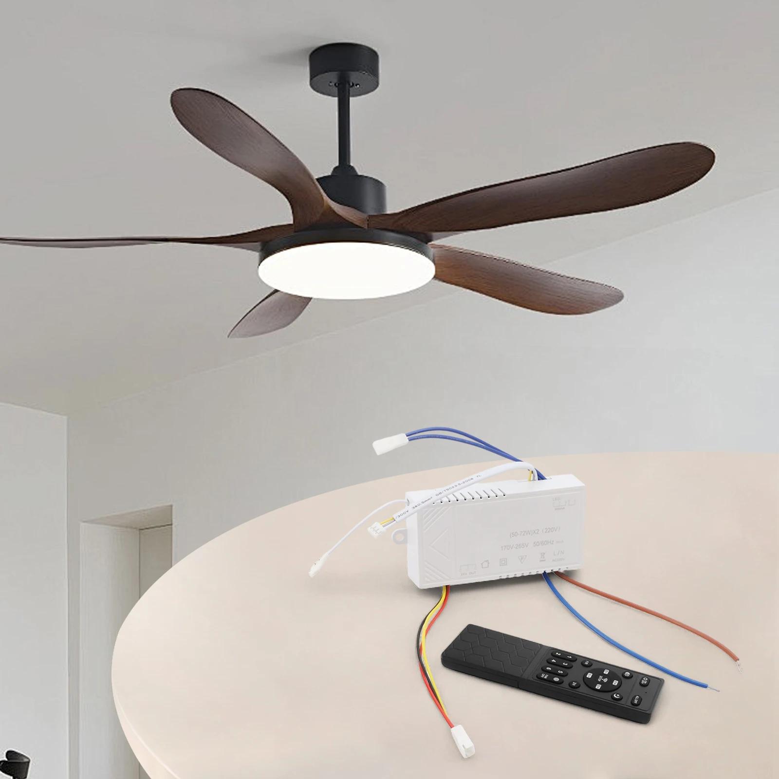 

Контроллер постоянного тока с регулировкой яркости света для релаксации, как показано на рисунке, варианты регулируемой скорости для потолочных вентиляторов