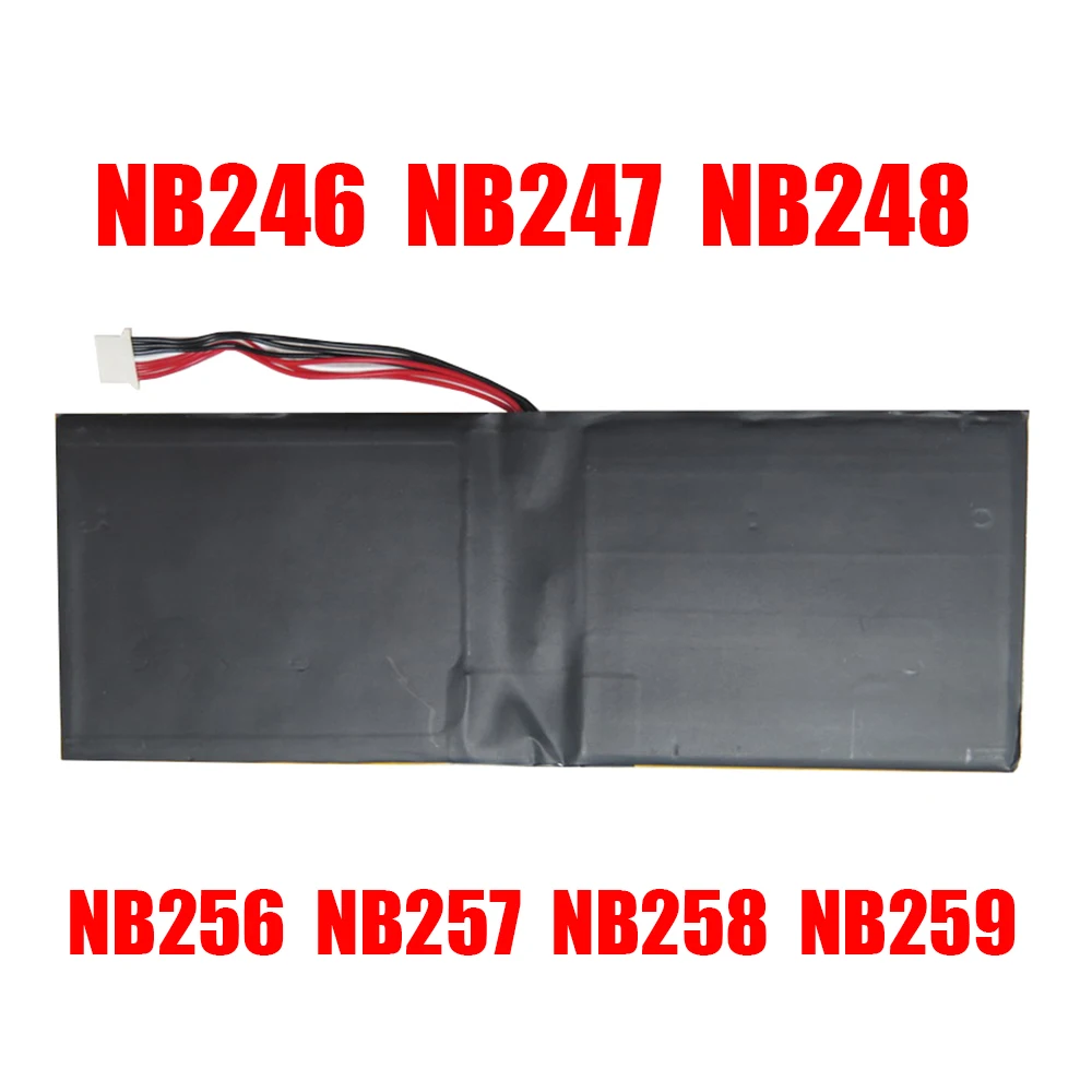 

Laptop Replacement Battery For Irbis NB246 NB247 NB248 NB256 NB257 NB258 NB259 7.6V 4000mAH 30.4Wh 7PIN 7Lines New