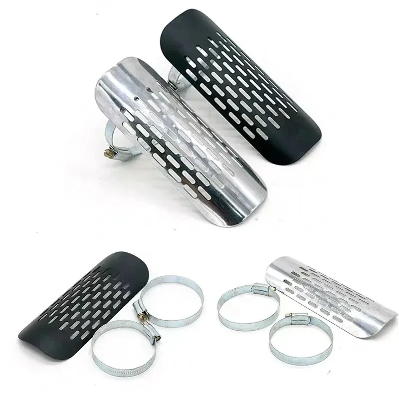 

Теплозащитный экран выхлопной трубы мотоцикла, защитная крышка глушителя, подходит для Harley Davidson 400, аксессуары для выхлопной трубы