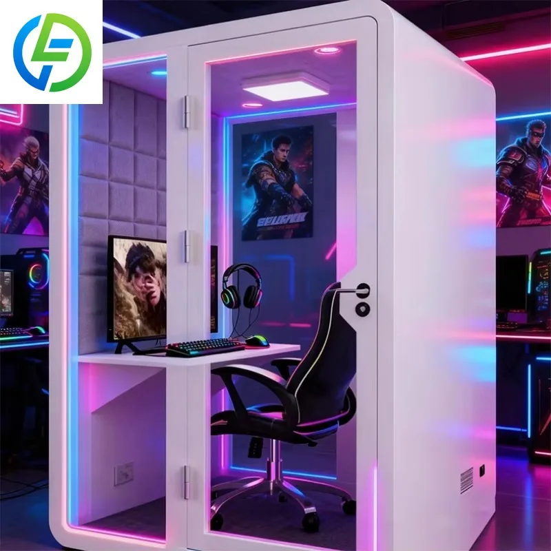 FOODLINE Customized Modular Office Work Space Meeting Pod Soundproof Music Karaoke Room for Mall Shop Leisure Home