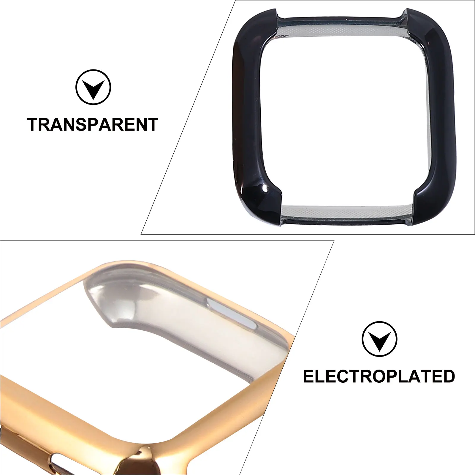 

3pcs Watch Shell Protective Case For Anti-Shock Cover Durable Fashion Accessory Gift For Watch Lovers