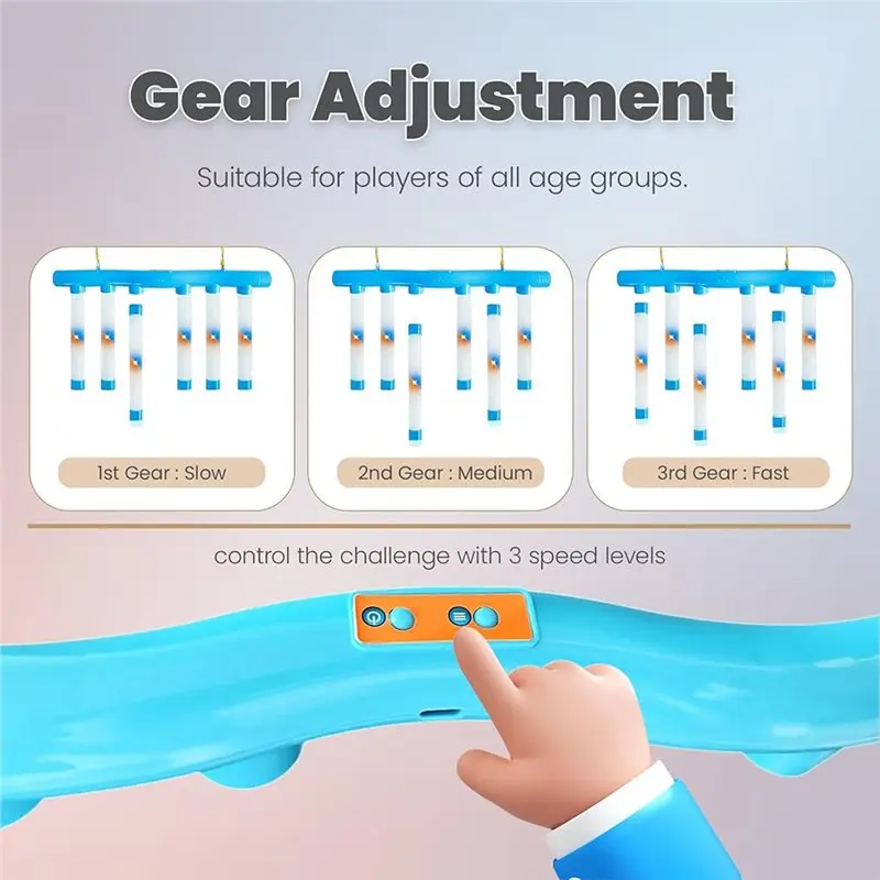 ABXE-EVA Foam Grip 3-Speed Adjustable Reflex Game Hand Eye Coordination Training Toy With English Voice Prompts