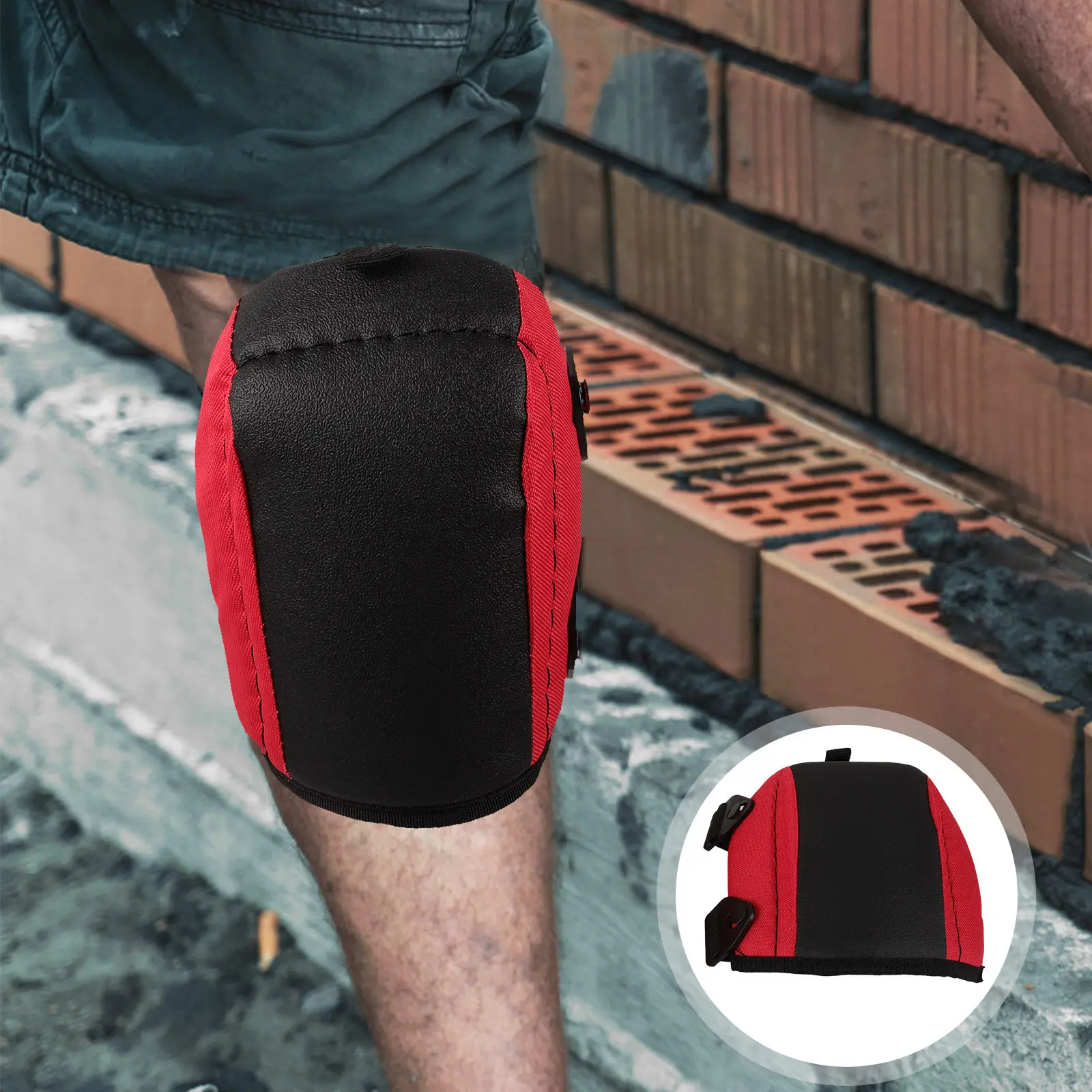 

1Pair Padded Knee Pads Eva Wear-Resistant Work Kneepads for Gardening Vehicle Repair Household Professional Guard
