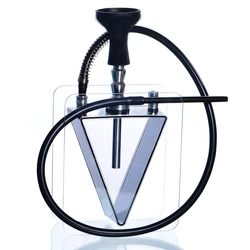 Acrylic Shisha Pipe Hookah Set With Hookah Pipe Silicone Bowl Hose Metal Tongs Spring Sheesha Cachimbas Sisha Hookah Water Pipe