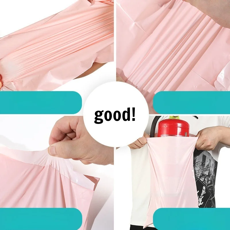 Shipping Bags for Business Packing Express Poly Bags Waterproof Parcel Mailers Light Color