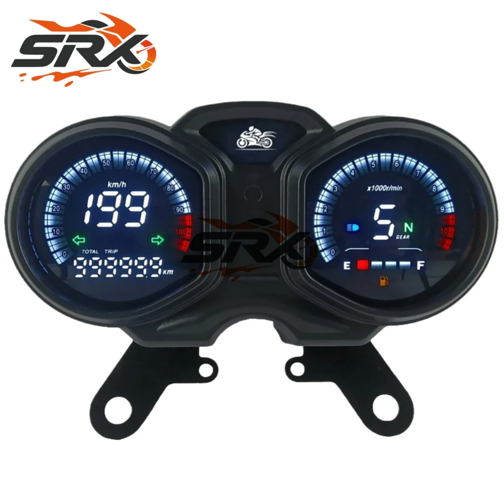 Motorcycle LED Digital Speedometer Tachometer Gauge For WS 150 Ft125 New Red Workman 150 190 Dt150 Clasica Delivery