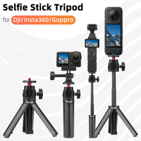 Selfie Stick Tripod for Insta360 X4 X3 Ace Pro 2 DJI Action 5 4 Pro Pocket 3 GoPro Selfie Stick With Tripod Stand Accessories