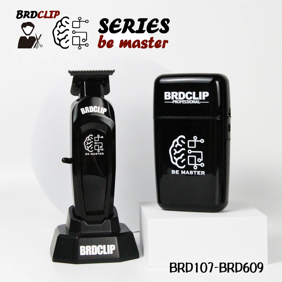 ماكينة قص الشعر الاحترافية BRD107 609 FA1R 8000 دورة في الدقيقة ماكينة تشذيب الشعر 0 درجة الأسنان مع قاعدة 7000 دورة في الدقيقة ماكينة حلاقة Brdclip ماكينة حلاقة بمنفذ USB #1