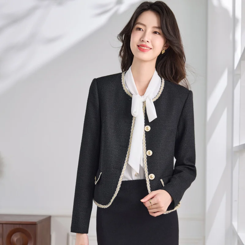 AS8118Women's coat2026Early spring new elegant socialite beautiful workwear tops and jackets formal attire