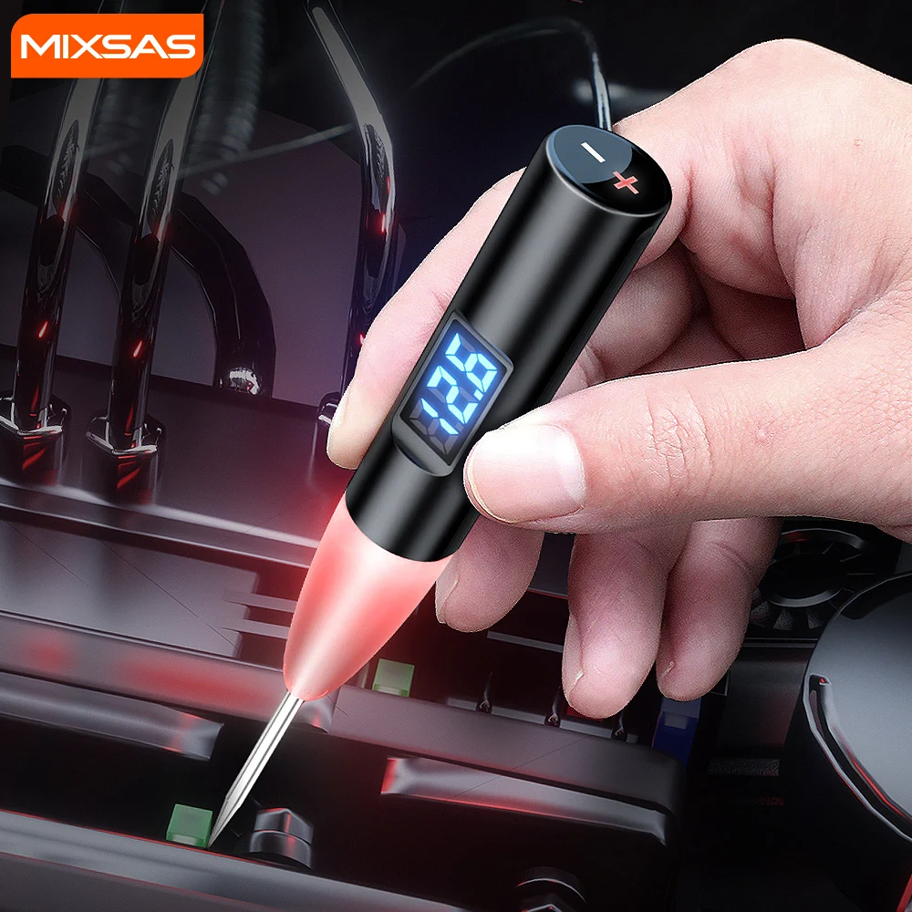 Car LED Display Circuit Tester Pen 602 Auto Electric Diagnostic Disassembly Tool Vehicle Power Design Repair Supplies With Probe