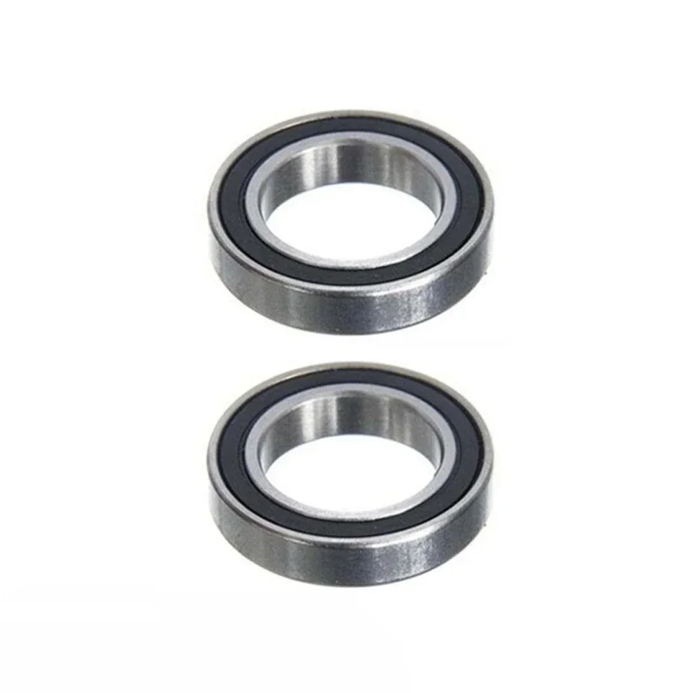 Hub Ball Bearing Sealed Ball Bearing Bicycle Bearing Bike Ball Bearing 15g 20x30x7mm Black+Silver High Quality