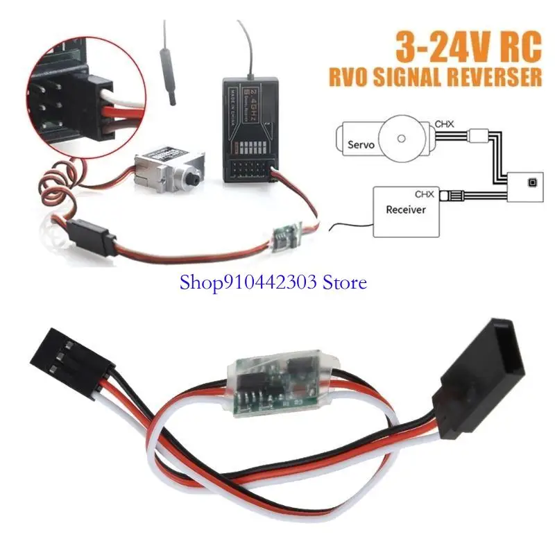 3-24V Reverser Rotation Inverter for RC Servo JR-Futaba V-Tail Reverse Remote Control Replacement Part