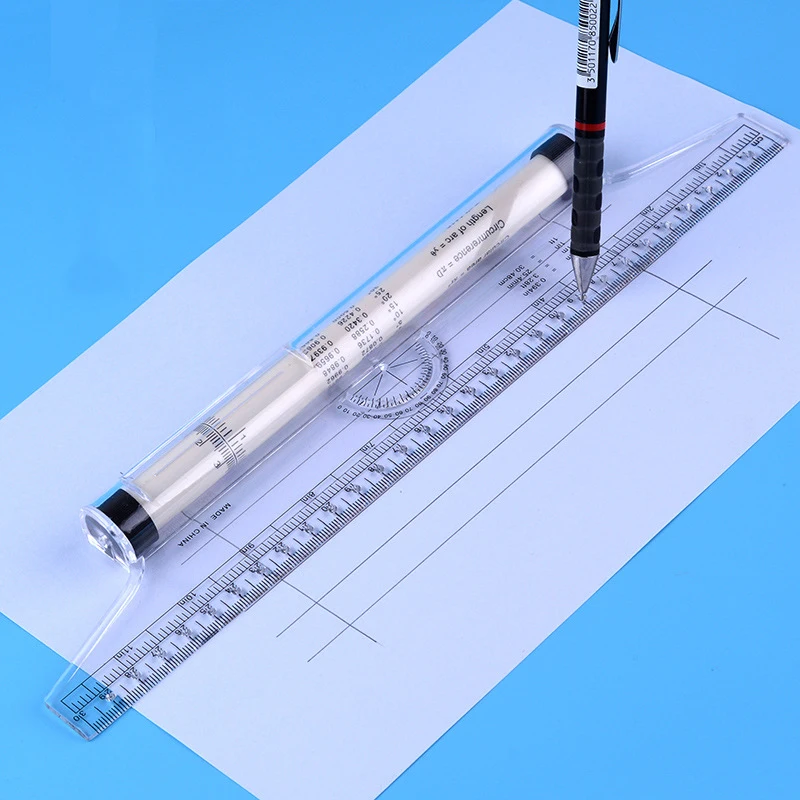 Parallel rolling ruler Multi-function rolling ruler Parallel rolling ruler multi-purpose draw parallel lines, circles