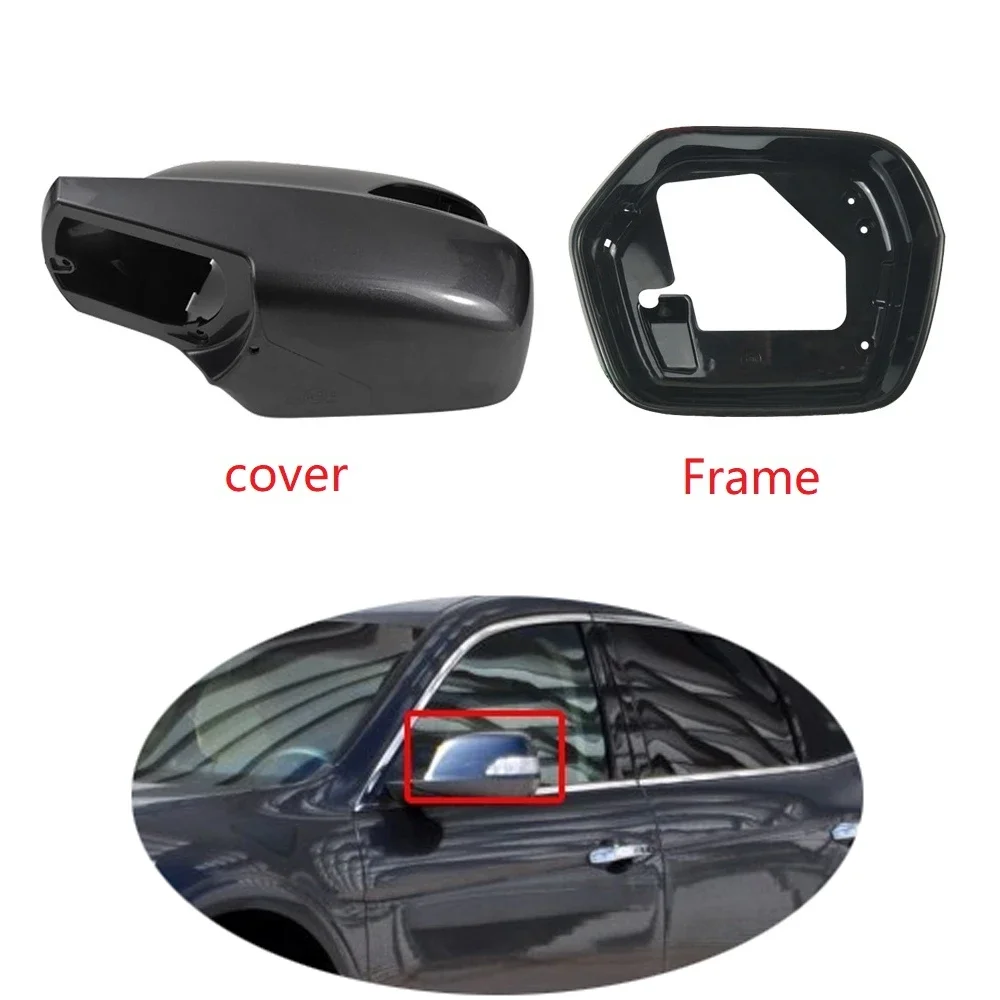 

For Honda Crosstour 2010-2013 CRV CR-V RE1 RE2 RE4 2007-11 Outside Rearview Mirror Cover Rear View Mirror Frame Hood Lid