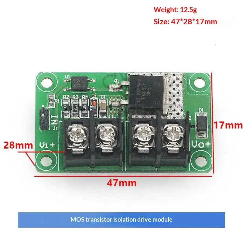 MOS Transistor Isolation Driver Module Optocoupler Isolated FET Switch Board High Power Solid State Switch