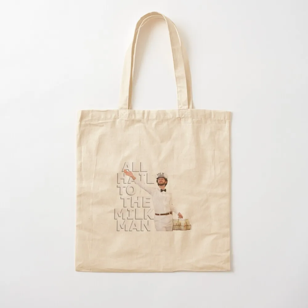 

All Hail to the Milk Man - Jake and Amir, Ben Schwartz quote, song Tote Bag Fabric bag tote bag custom Canvas