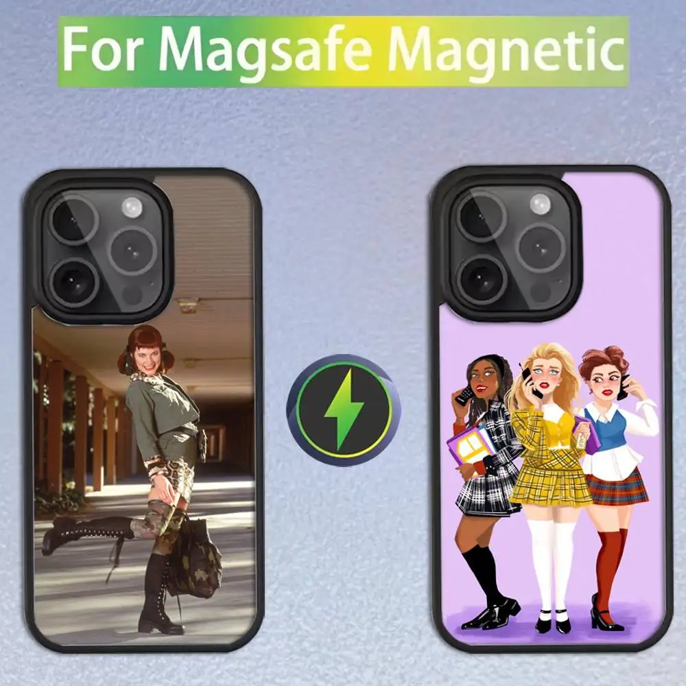 

C-Clueless Vintage Y2K Phone Case For iPhone 16,15,14,13,12,11,Pro,Max,Plus,Mini,SE Magsafe Magnetic Wireless Charging