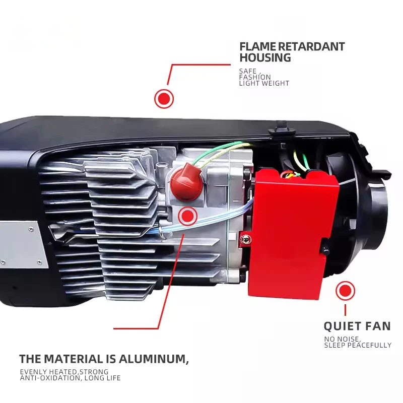 2KW 5KW 8KW Standluftheizung Integrierte Maschine 12V 24V für Auto LKW Wohnmobil