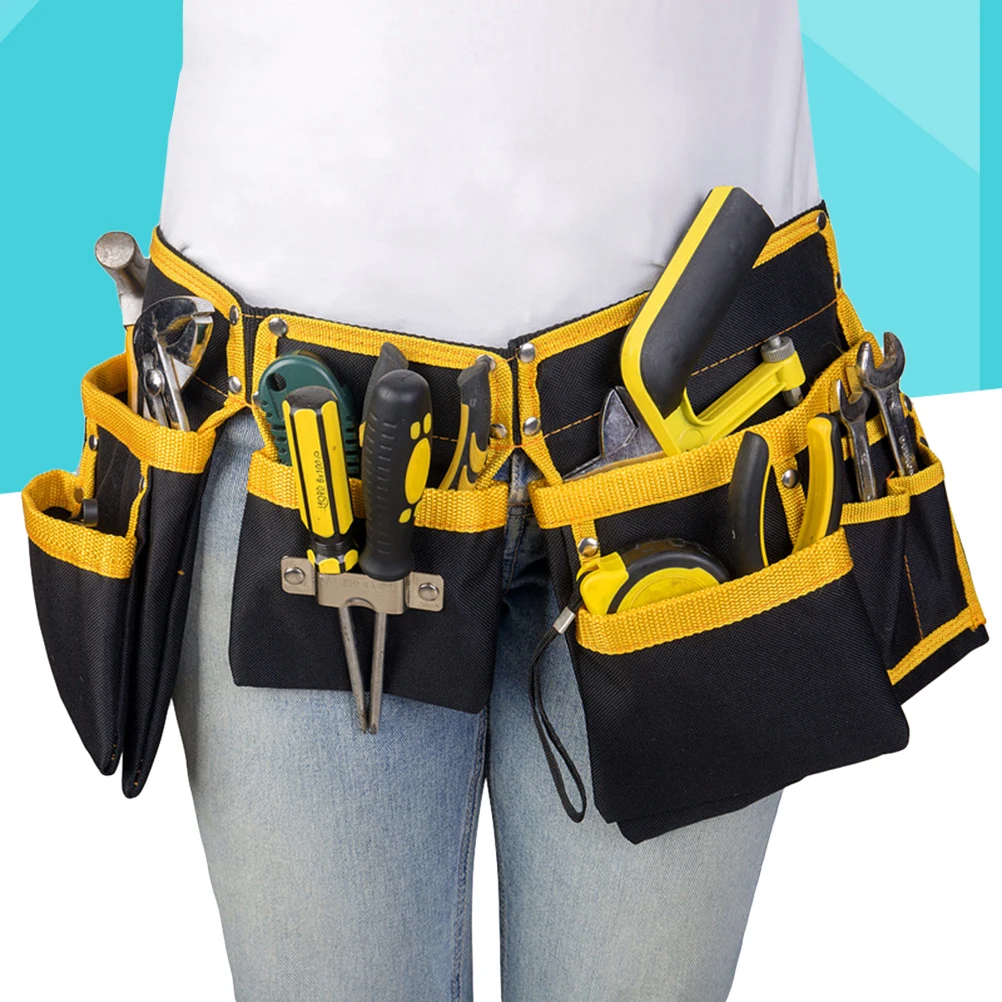 

Thickened Waist Bag Large Capacity ganizer Oxford Cloth Multi functional Tool Storage Electrician Mechanic Portable Pouch