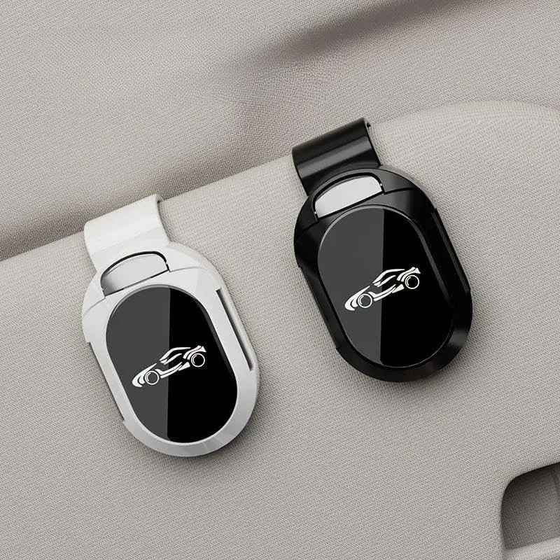 1pcs Car Visor Sunglass Holder Clip, Universal Eyeglasses Holder for Auto Interior, fits Different Size Sunglasses