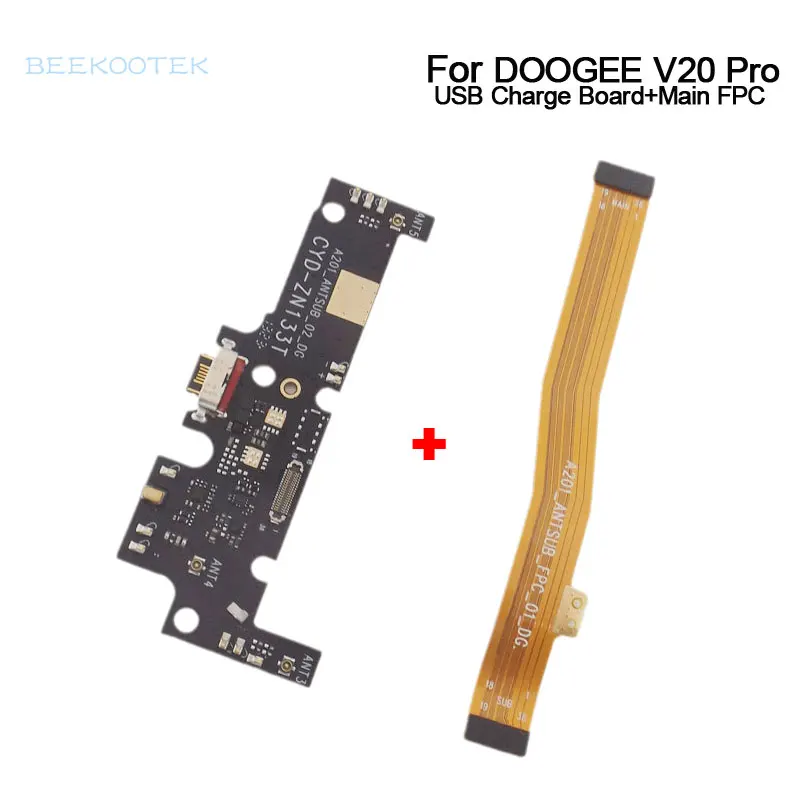 

New Original DOOGEE V20 Pro USB Board Charging Port Board Connect Motherboard Main FPC Accessories For DOOGEE V20pro Smart Phone