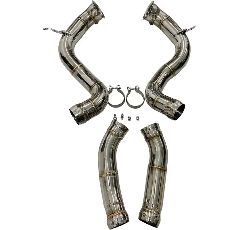 Stainless Steel Exhaust Downpipe for MERCEDES BENZ W205 C63 C63S