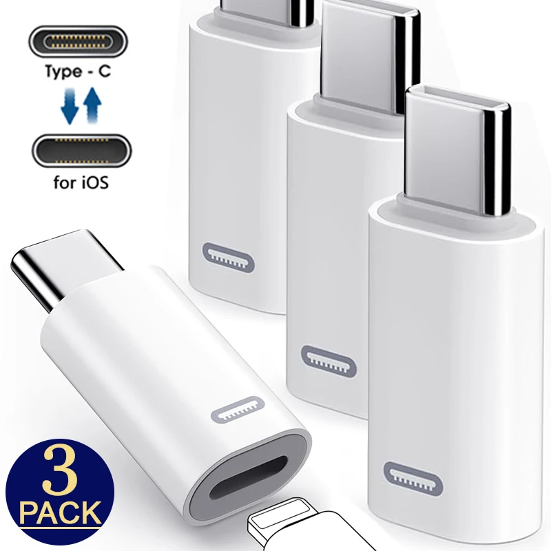 For IOS Female To USB C Male Cellphone Adapter PD27W 480Mbps High-speed Fast Charging Data Transfer Converters for IPhone 15 Pro