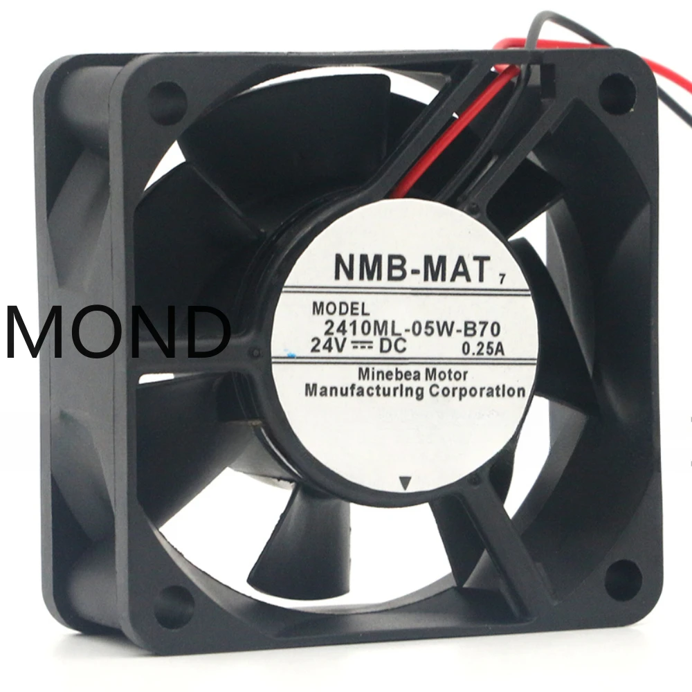 2410ML-05W-B70 2410ML-05W-B79 Server Fan for NMB NMB-MAT CPU Power Radiator Supply Inverter Cooling Fan DC24V 6025 6CM New