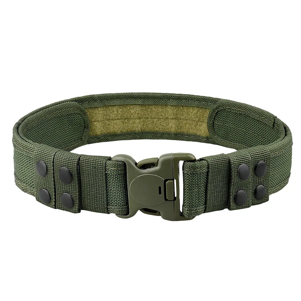 1szt Męski pasek Outdoor Tactical Belt Oxford Cloth Belt Mountaineering Belt Nylon Wide Waist Belt Work Belt Neutral Belts 2024New