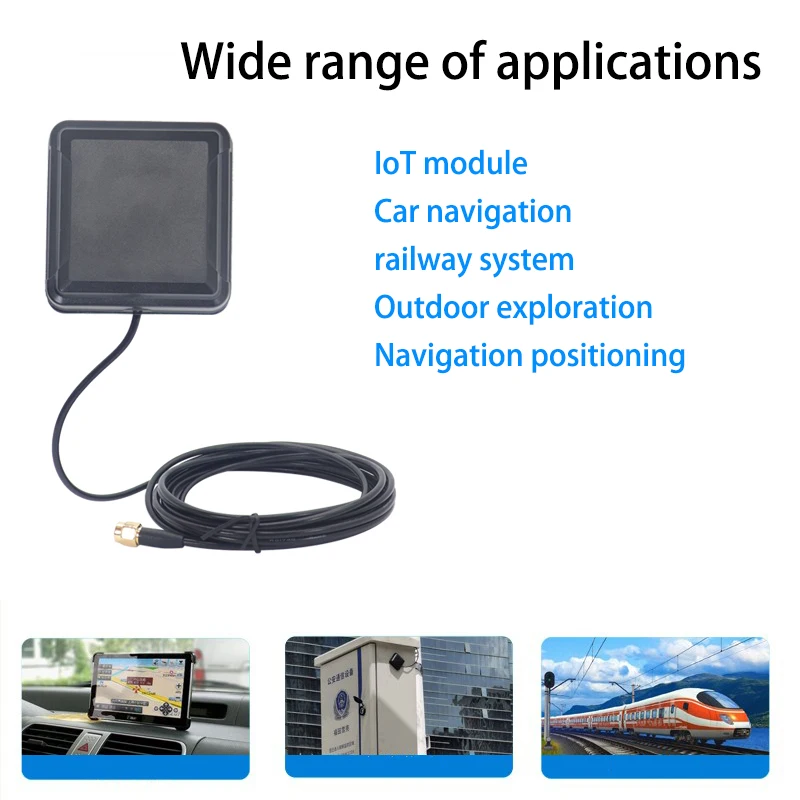 Antena de alta precisión RTK/RTD, centímetro, posicionamiento L1 + L2 + L5, 3-satellite, 7-frequency GNSS, amplificador de 42dBi aéreo de medición