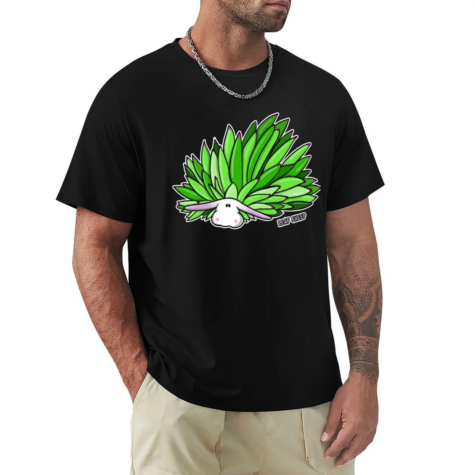 

Leaf Sheep Cute Ocean Sea Slug Costasiella Kuroshimae T-Shirt summer clothes anime stuff mens designer clothes