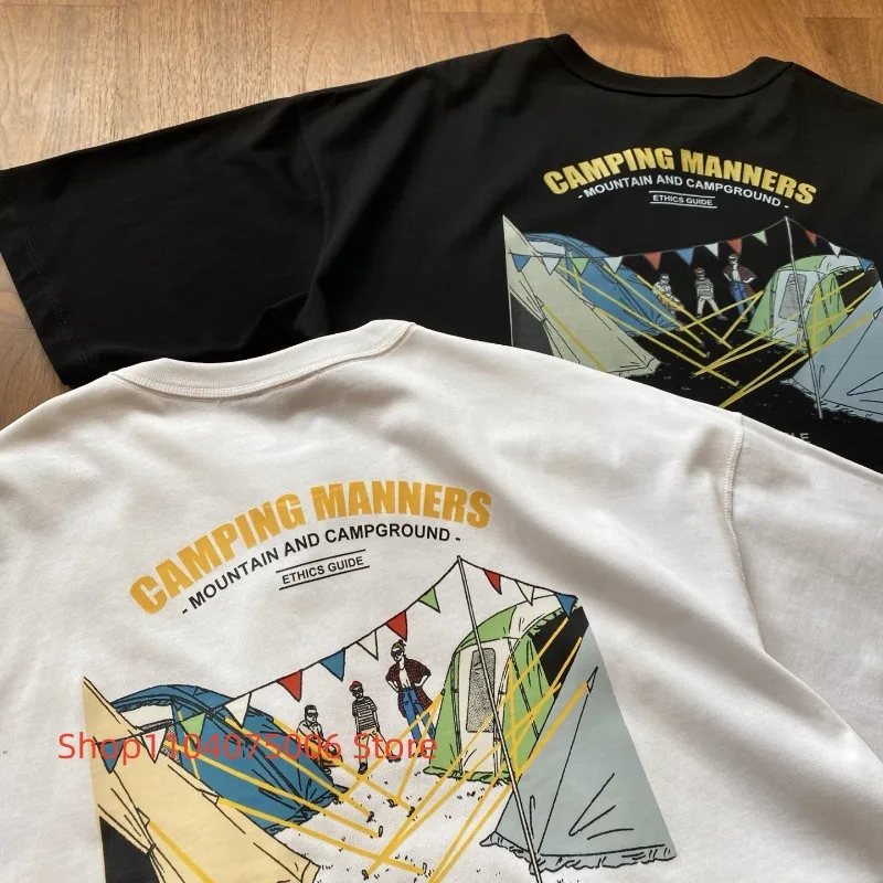 Nanga Unisex Oversized T-Shirt Streetwear Style 270GSM Heavy Cotton For Men And Women Trendy