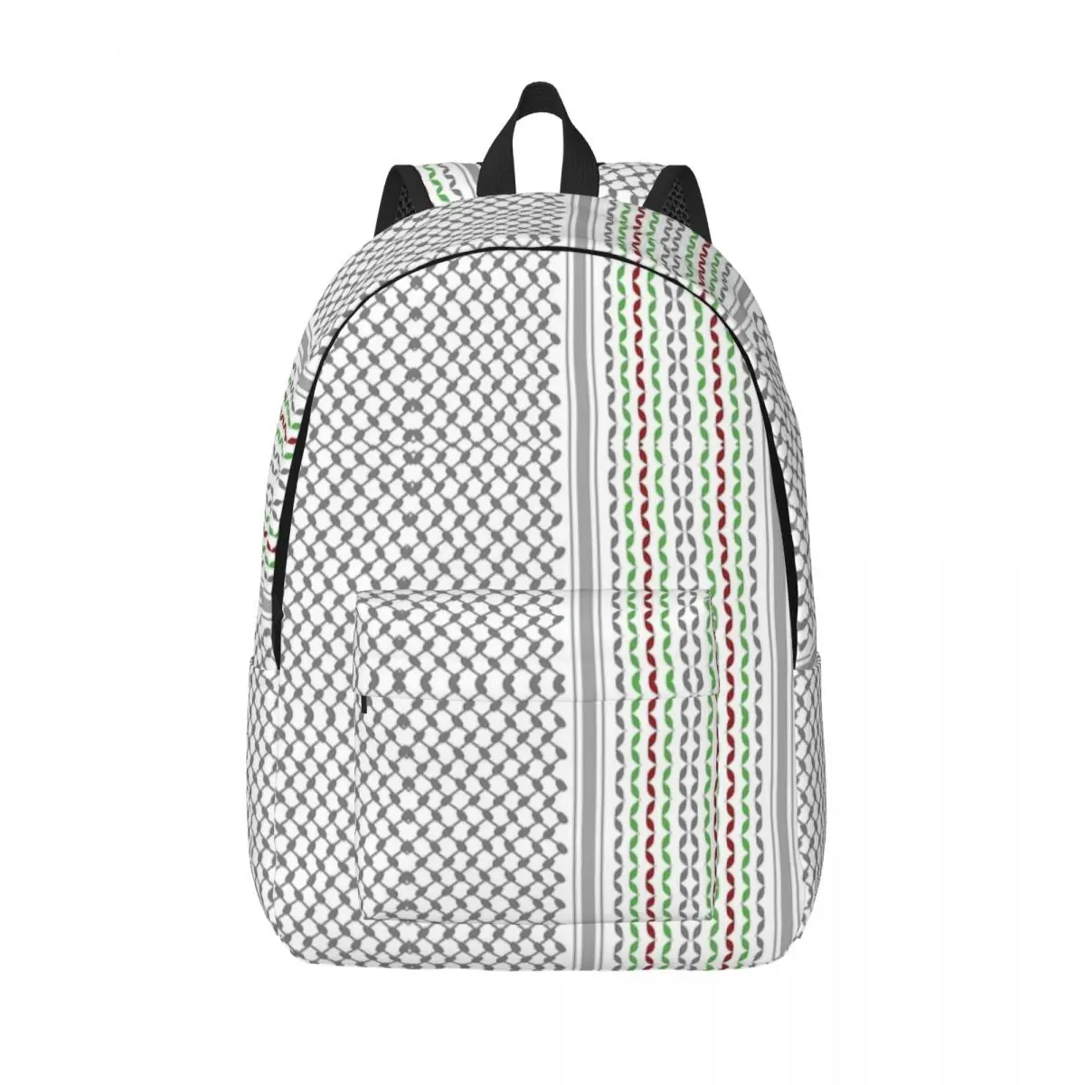Keffiyeh Shemagh Hatta Kufiya Backpack for Men Women Casual Student Hiking Travel Daypack Laptop Computer Canvas Bags Gift