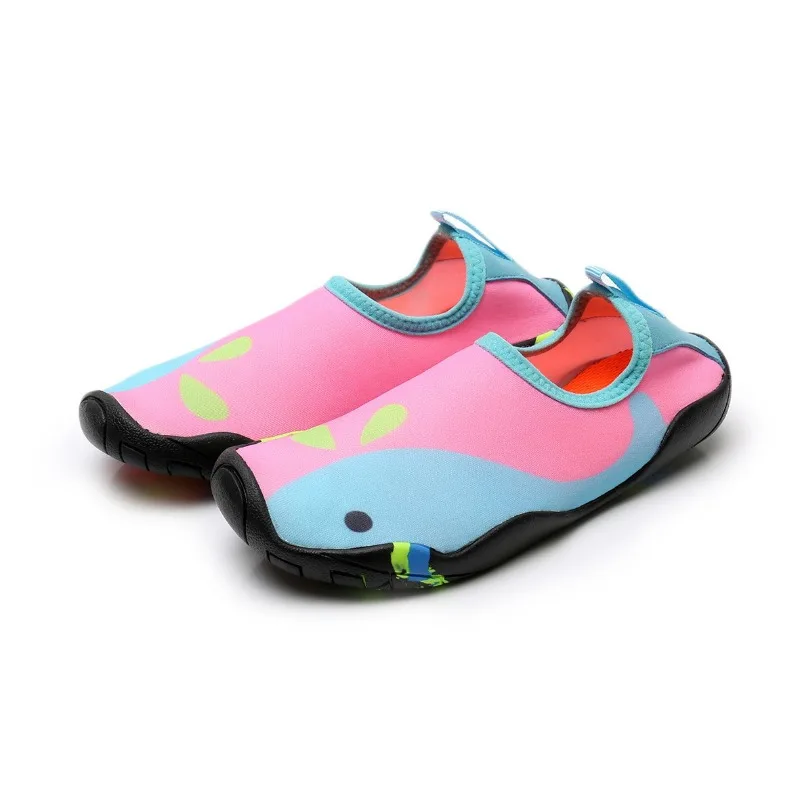 New Summer Boys Girls Soft-Soled Casual Water Shoes Kids Non-Slip Stream Shoes Children Cartoon Beach Socks Outdoor Casual Shoes