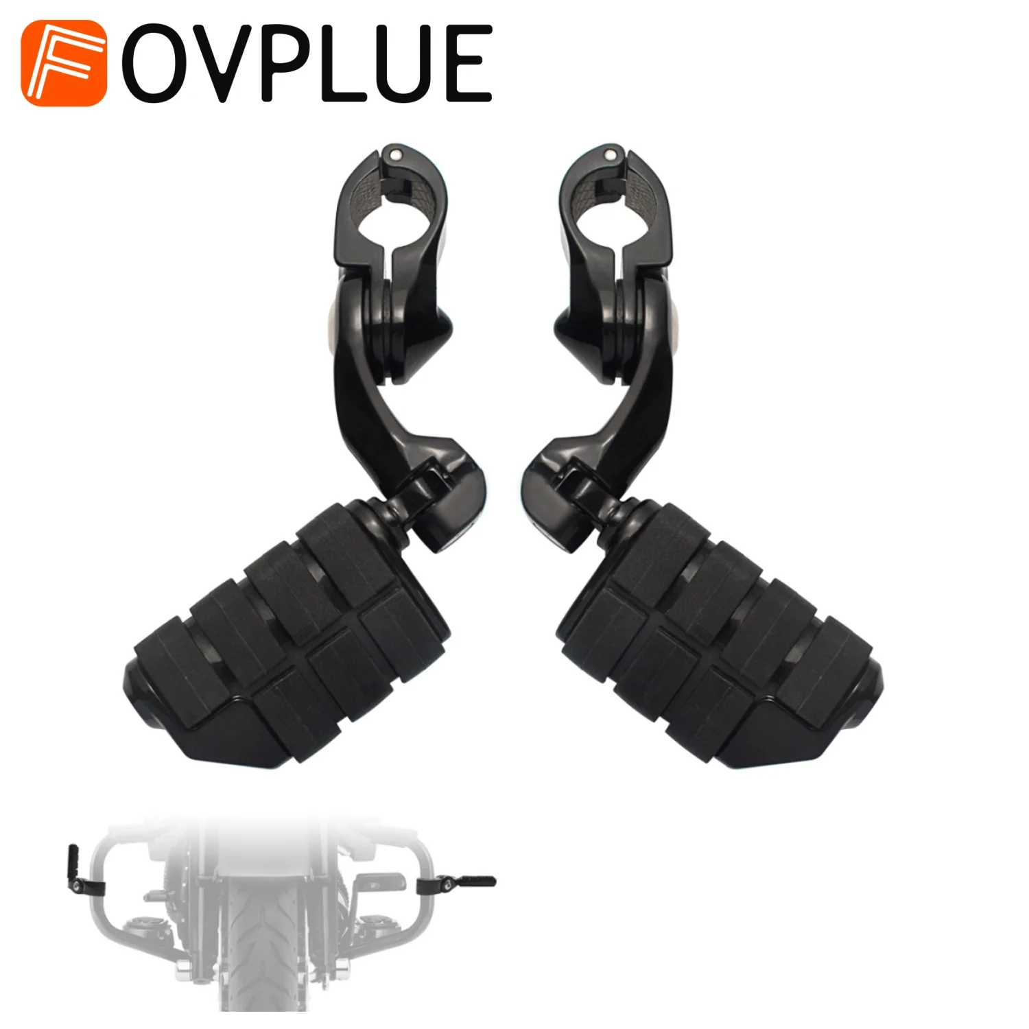 

32mm Motorcycle Highway Foot Pegs Engine Guard Footrest For Harley Honda Yamaha Touring Electra Glide Road King Street Sportster