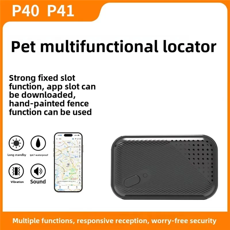 

AB42-GPS Pet Tracker Smart Collar Pet Tracker With Geo-Fence Pet Tracker For Dogs/Cats