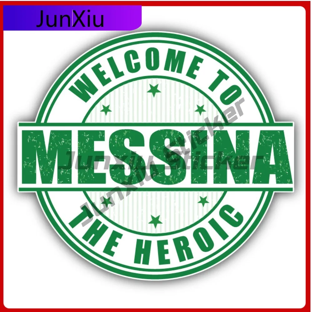 

Messina Grunge Welcome Eye Catching Must Have Vinyl Creative Truck Decal Sticker Waterproof Car Laptop Window Bumper Auto
