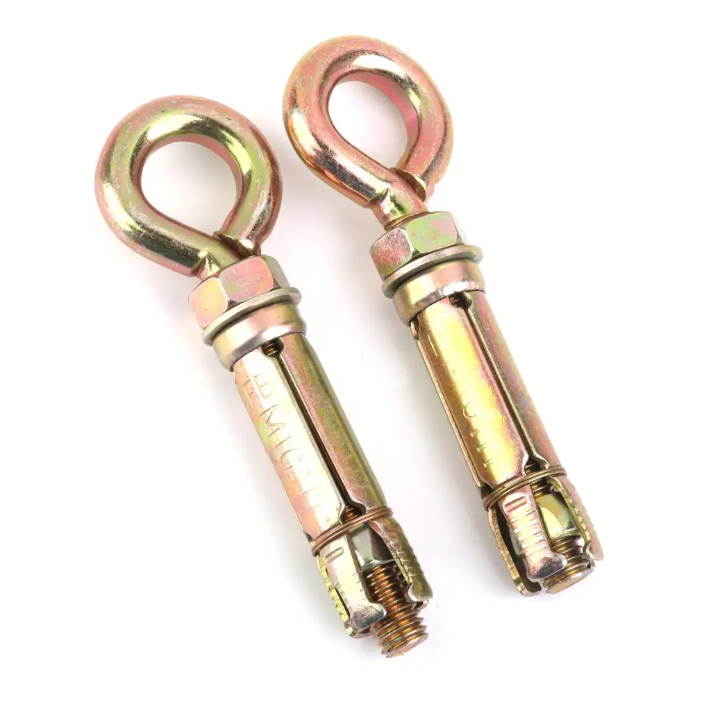Iron Hook Anchor Expansion Screws 250KG Load Concrete Screw Pegs for Home Construction Cement Walls