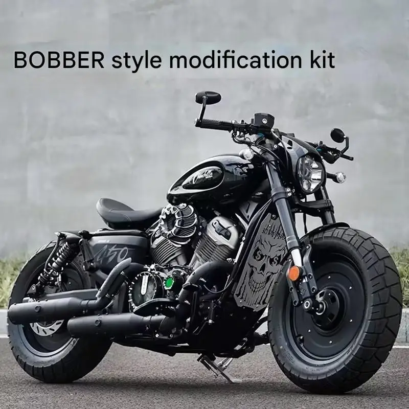 Full Set Modified Parts Fender Air Filter Handlebar Rearview Mirror Foot Pegs For BENDA Chinchilla 500 Motorcycle Upgrade Access