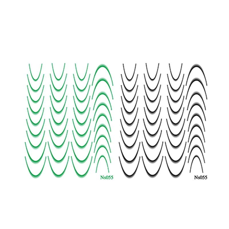 Neonowa kolorowa linia w stylu francuskim porady naklejka do paznokci samoprzylepny pasek gradientowy linie zginana naklejka gradientowe linie naklejki na paznokcie
