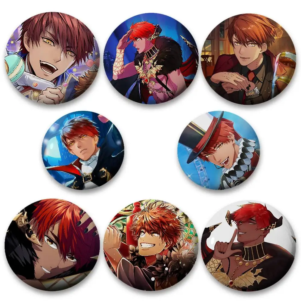 Cartoon O-Obey Me Diavolo Anime For Clothes Anime Enamel Pin Cute Things Cartoon Cosplay Badges On Backpack Brooch Art Gifts