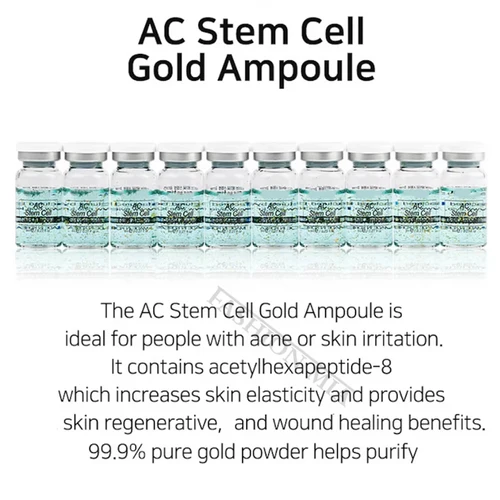 Imagen 2 del producto Kit de Suero Reparador Facial AC Culture Ampoule de 8ml de Corea, para Reparar Imperfecciones, Comedones, Blanquear, Hidratar y Cuidar la Piel