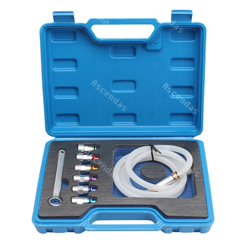 8Pcs Brake Bleeder Wrenches And Drain Hose Kit Improve Repair Efficiency For Bleeding Brake and Hyd Raulic Clutch Systems