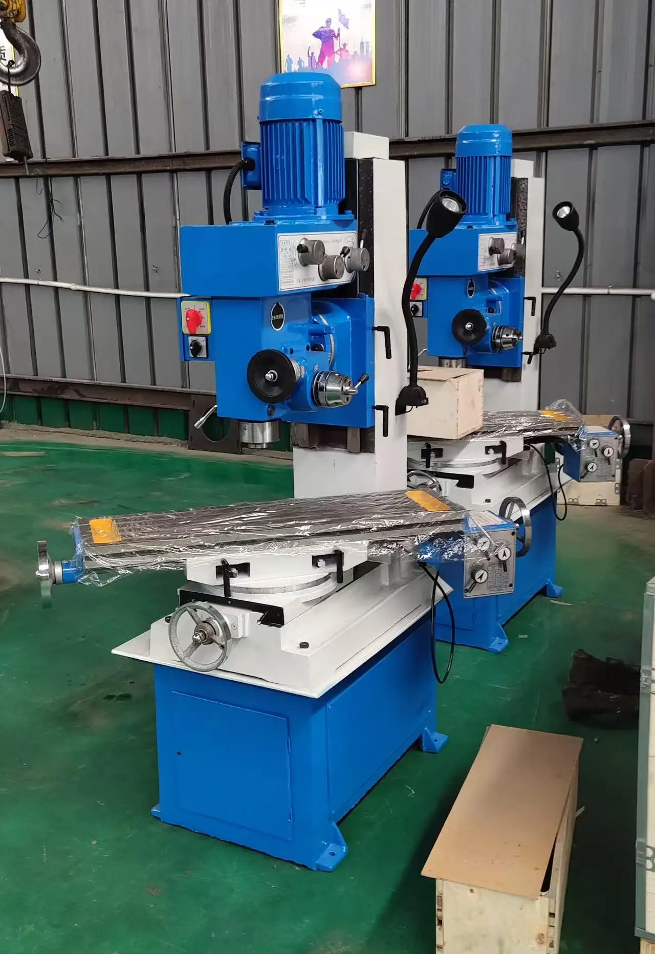 Mini máquina de moagem chata universal automática 220v-zx50c vertical com novas componentes de engrenagem e motor