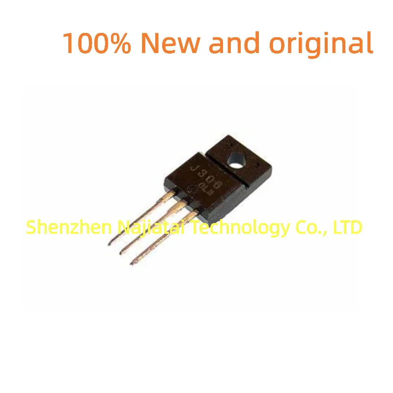 Chip IC Original, 2SJ306, J306, TO-220F, 100% novo, 10pcs por lote