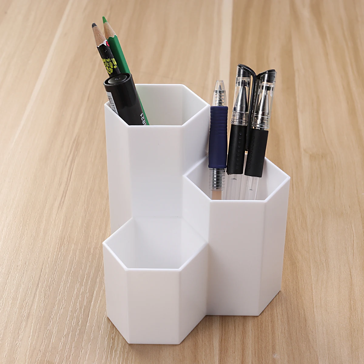 

Office Desktop Organizer Caddy-- Pen Black Holder Pencil Accessories Storage Box